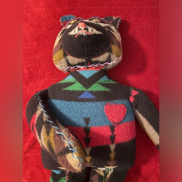 24” Teddy Bear - Indian Blanket - Handmade - OOAK - Picture 5 of 9